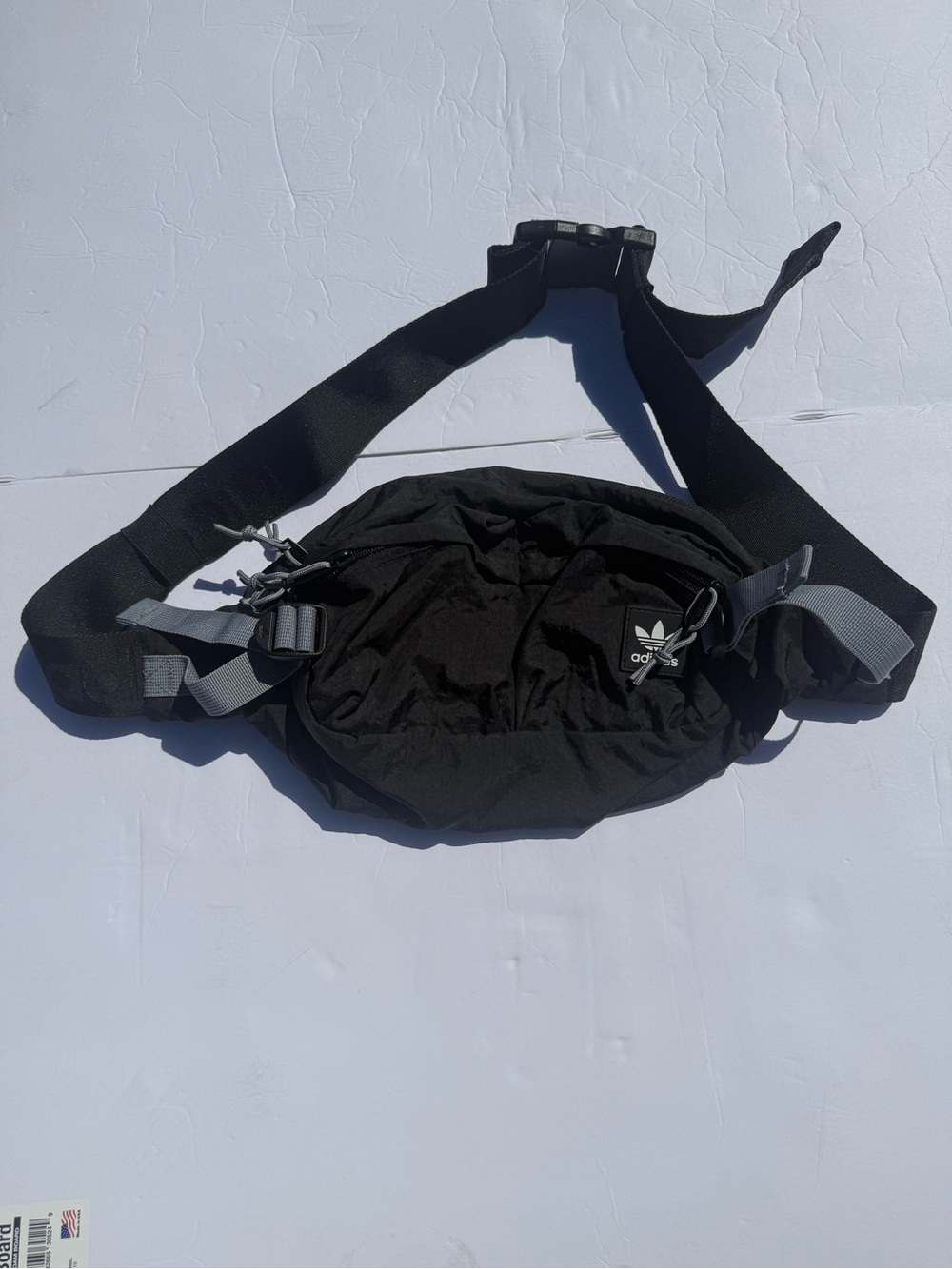 Adidas Black Waist Pack - Classic Trefoil Sling Bag